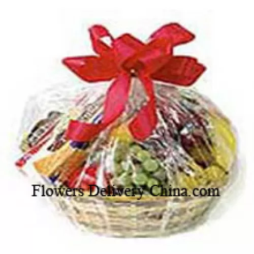 3 Kg (6.6 Lbs) Assorted Fresh Fruit Basket